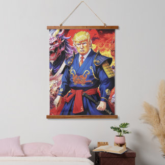 Epic Trump Samurai Anime Hangend Wandkleed