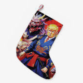 Epic Trump Samurai Anime Kleine Kerstsok (Voorkant (Hangend))