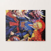 Epic Trump Samurai Anime Legpuzzel (Horizontaal)