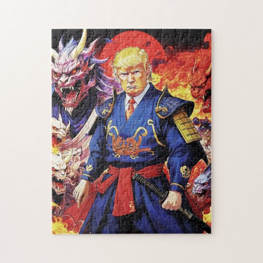 Epic Trump Samurai Anime Legpuzzel (Verticaal)