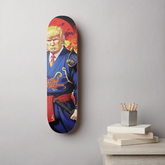 Epic Trump Samurai Anime Persoonlijk Skateboard (Muurkunst)