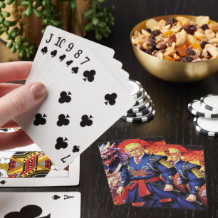 Epic Trump Samurai Anime Pokerkaarten