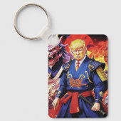 Epic Trump Samurai Anime Sleutelhanger (Voorkant)