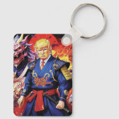 Epic Trump Samurai Anime Sleutelhanger (Achterkant)