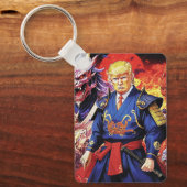 Epic Trump Samurai Anime Sleutelhanger (Voorkant)