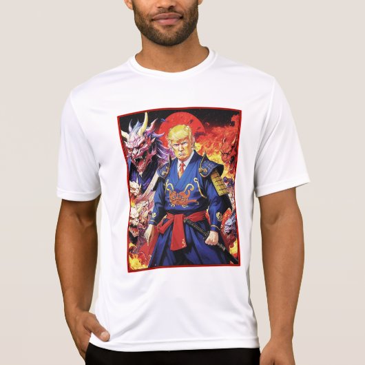 Epic Trump Samurai Anime T-shirt (Voorkant)