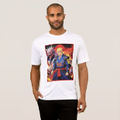 Epic Trump Samurai Anime T-shirt (Voorkant volledig)
