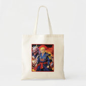Epic Trump Samurai Anime Tote Bag (Voorkant)
