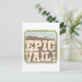 Epic Vail Briefkaart (Staand voorkant)