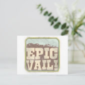 Epic Vail Briefkaart (Staand voorkant)