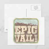 Epic Vail Briefkaart (Voorkant / Achterkant)