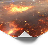 Epic Vrouw Wizard Battle Posters magische kracht (Hoek)