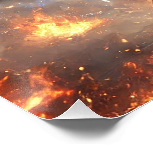 Epic Vrouw Wizard Battle Posters magische kracht (Hoek)