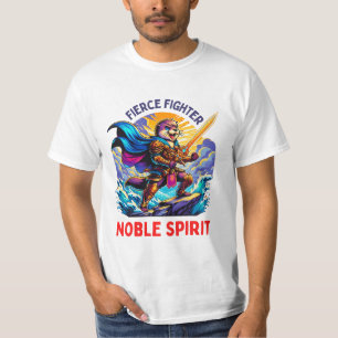 Epic Warrior Otter met zwaard in de hand T-shirt