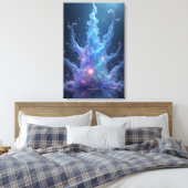 Epic Water Elemental 3D Render Canvas Afdruk (Insitu (Slaapkamer))