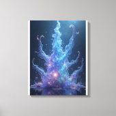 Epic Water Elemental 3D Render Canvas Afdruk (Voorkant)