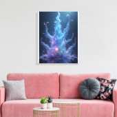 Epic Water Elemental 3D Render Canvas Afdruk (Insitu (Woonkamer))