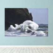 Epic Waves at Cape Discussion WA State Canvas Afdruk (Insitu (Houten vloer))