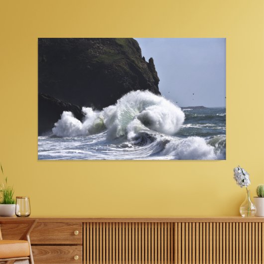 Epic Waves at Cape Discussion WA State Canvas Afdruk (Insitu (Woonkamer))