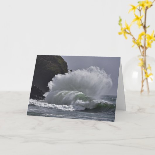 Epic Waves at Cape Diseption, WA Kaart (Gele Bloem)