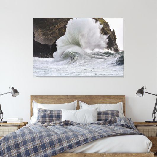 Epic Waves at Kaap Discussion, WA State Canvas Afdruk (Insitu (Slaapkamer))
