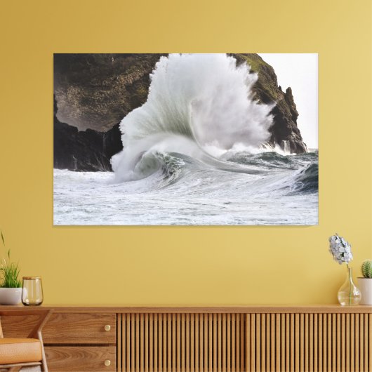 Epic Waves at Kaap Discussion, WA State Canvas Afdruk (Insitu (Woonkamer))