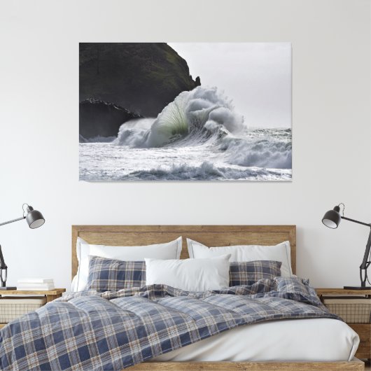 Epic Waves at Kaap Discussion, WA State Canvas Afdruk (Insitu (Slaapkamer))