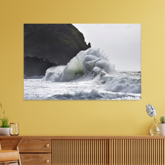 Epic Waves at Kaap Discussion, WA State Canvas Afdruk (Insitu (Woonkamer))