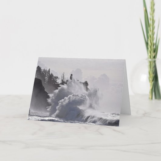 Epic Waves in de vuurtoren van Kaapse teleurstelli Kaart (Voorkant)