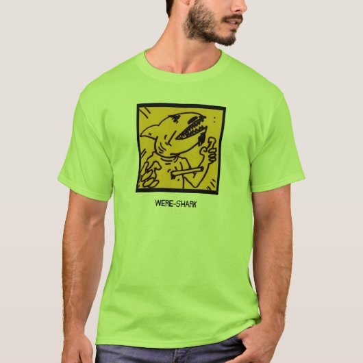 Epic Webcomic Ware-Shark T-shirt (Voorkant)