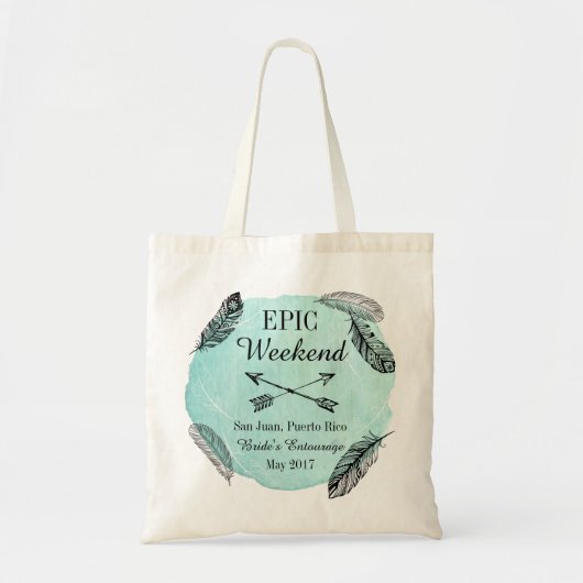 Epic Weekend Bride's Entourage Bag Tote Bag (Voorkant)