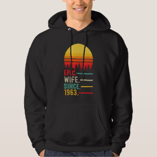 Epic Wife sinds 1963, Happy Jubileum Hoodie