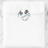 Epic Win Ronde Sticker (Tas)