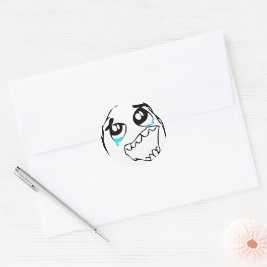 Epic Win Ronde Sticker (Envelop)