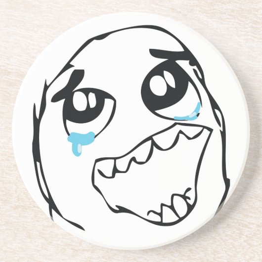 Epic Win Zandsteen Onderzetter (Voorkant)