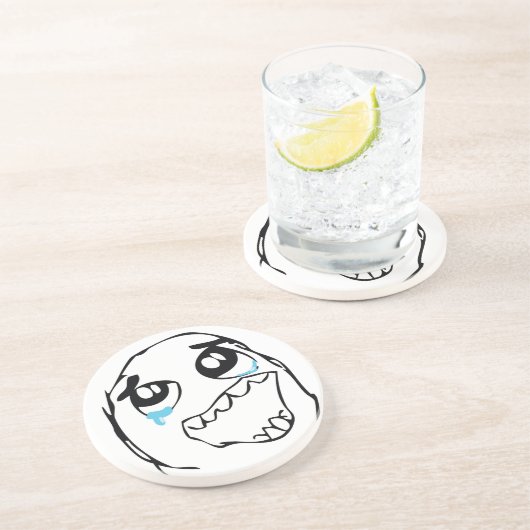 Epic Win Zandsteen Onderzetter (Zijkant)