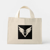 "Epic Wings" boodschappentas Mini Tote Bag (Achterkant)
