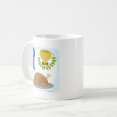 Epic Winner Chicken Dinner Logo Design Koffiemok (Voorkant links)