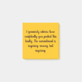 Epicale parkeer misser sticky notes (Voorkant)