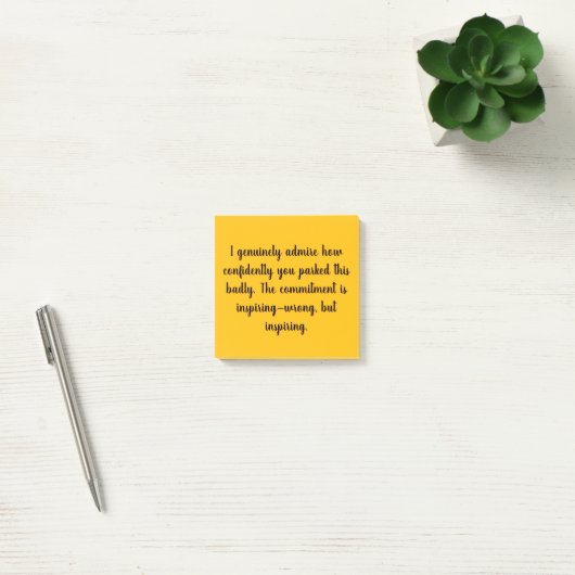 Epicale parkeer misser sticky notes (Kantoor)