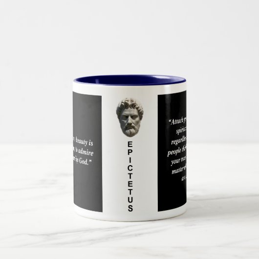 Epictetus Custom Quote Stoic Philosophy Mok (Center)