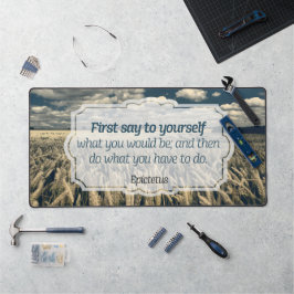 Epictetus "Doe het" Inspirerend quote Bureaumat