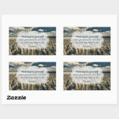 Epictetus "Doe het" Inspirerend quote Rechthoekige Sticker (Vel)