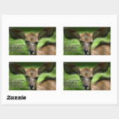 Epictetus Inspirerend citaat "Luister" Rechthoekige Sticker (Vel)