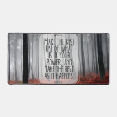 Epictetus Inspirerend quote "Adapt" Bureaumat (Voorkant)