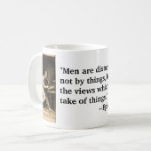 Epictetus quote 1 koffiemok (Voorkant links)