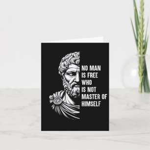 Epictetus T-shirt Griekse Stoïcijnse Filosoof Moti Kaart