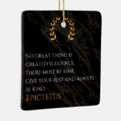 Epictetus's recept voor grootheid keramisch ornament (Rechts)