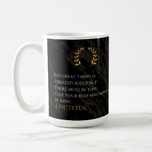 Epictetus's recept voor grootheid koffiemok
