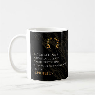 Epictetus's recept voor grootheid koffiemok